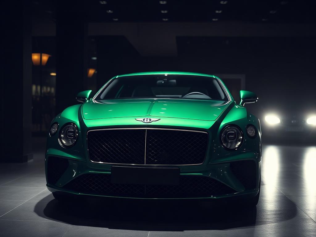 Bentley Continental GT verde
