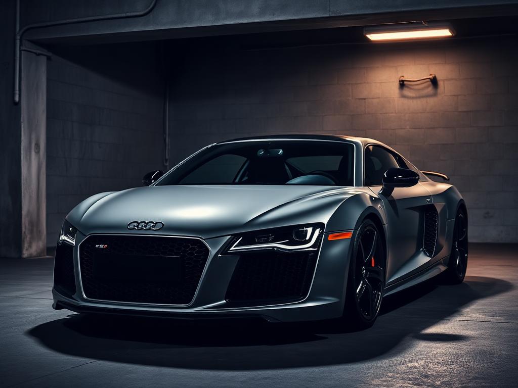 Audi R8 V10 cinzento