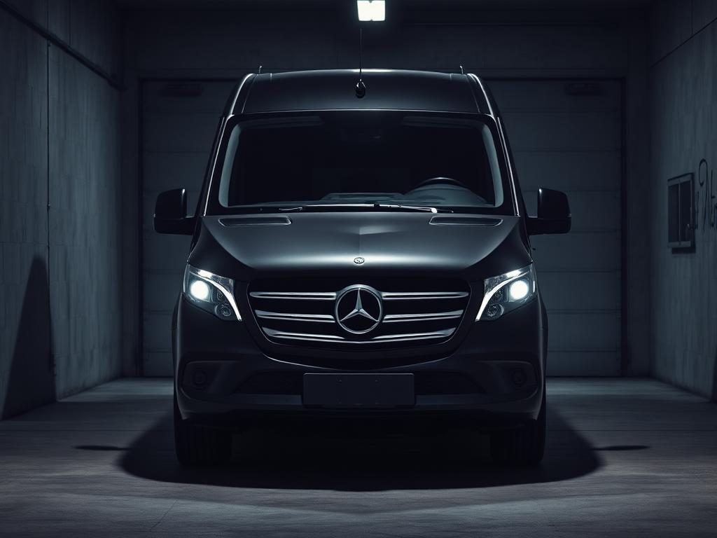 Mercedes V-Class preta